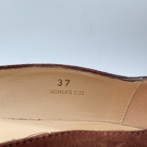 Tod's Women's Brown Suede Flats - Picture 10 of 10